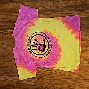 Tie Dye Unisex Size Large End Human Trafficking Shirt. Great Condition!